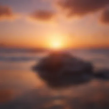 Vibrant Sunset of Happiness A vibrant sunset symbolizing the end of a joyful day