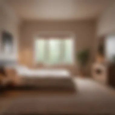 Creating a Calming Space for Meditation A serene bedroom environment with soft lighting