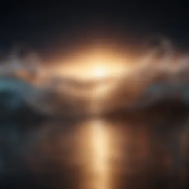 The Essence of Sound Frequencies Abstract representation of sound waves