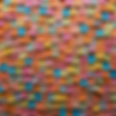 An artistic representation of gratitude through colorful post-it notes filled with positive affirmations.