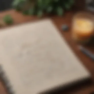 A close-up of handwritten notes in a gratitude journal, showcasing heartfelt entries and doodles.