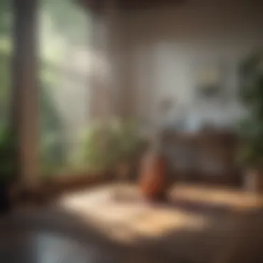 Ideal Environment for Ambient Music Creation A calm workspace setup optimized for listening and creating ambient music