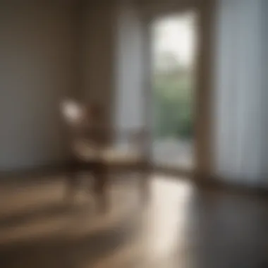 The Weight of Absence An empty chair facing a window, symbolizing absence