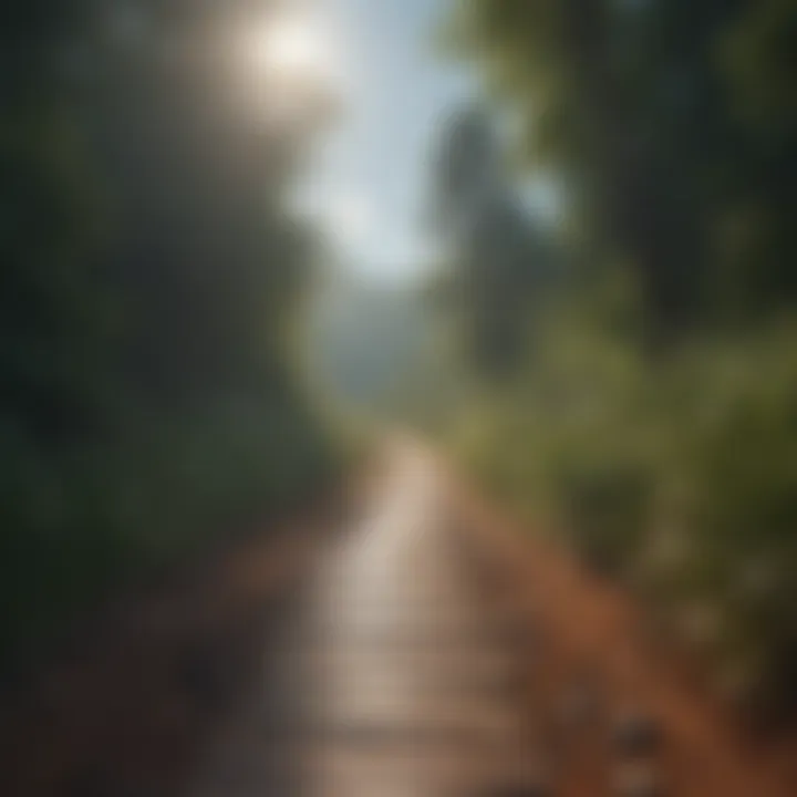 A symbolic path leading towards self-discovery