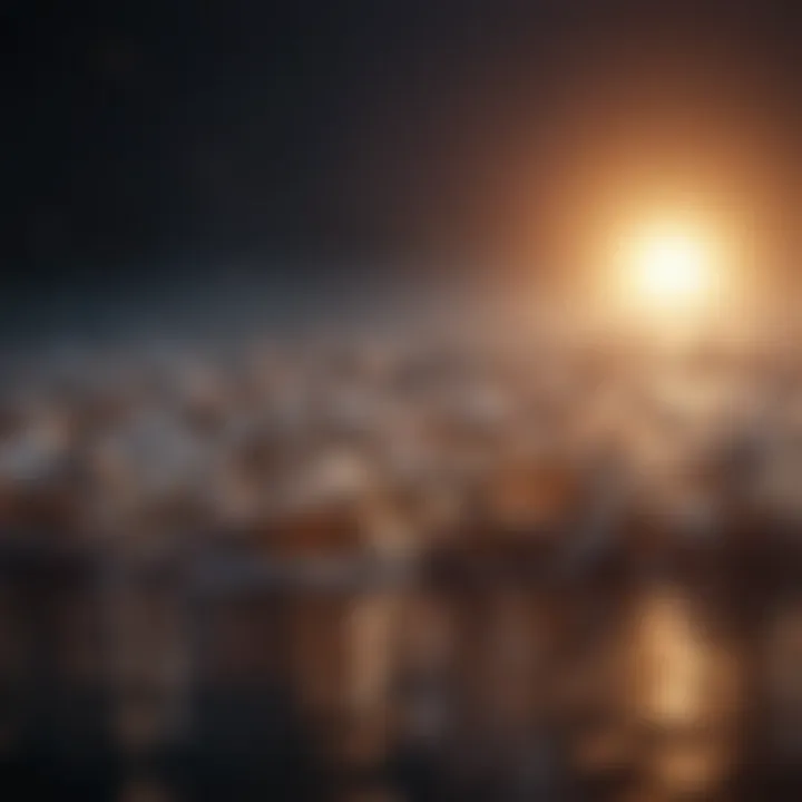 Abstract sound waves illustrating relaxation music