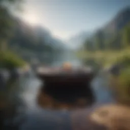 A serene landscape symbolizing tranquility and mindfulness