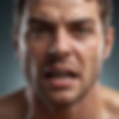 Physiological Responses to Anger Illustration depicting the physiological effects of anger on the body