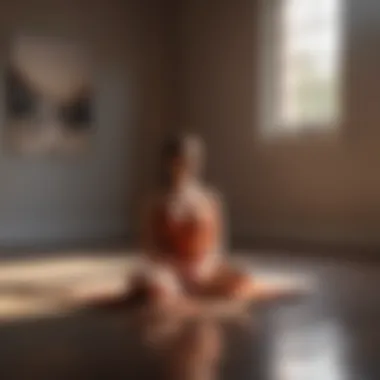 Abstract representation of mindfulness and relaxation