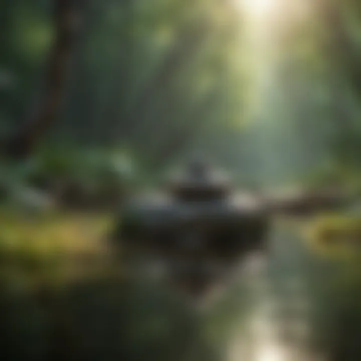 Nature-inspired guided meditation imagery