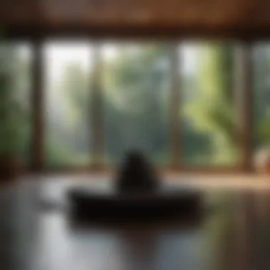 A Tranquil Meditation Environment Calm and serene meditation space