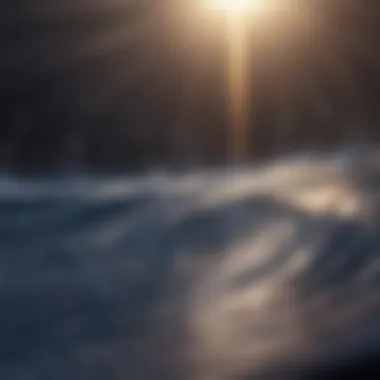 The Essence of Sound: Meditation Through Music Close-up of a serene soundwave