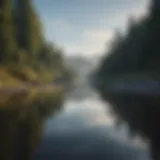 A serene landscape symbolizing reflection and introspection