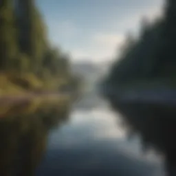 A serene landscape symbolizing reflection and introspection