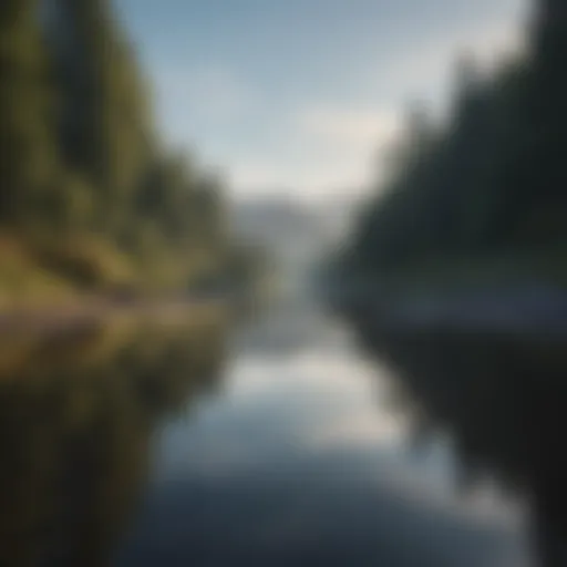 A serene landscape symbolizing reflection and introspection