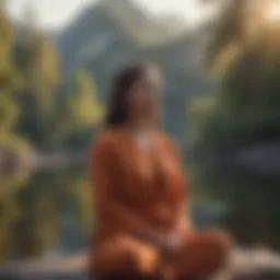 A serene landscape symbolizing inner peace