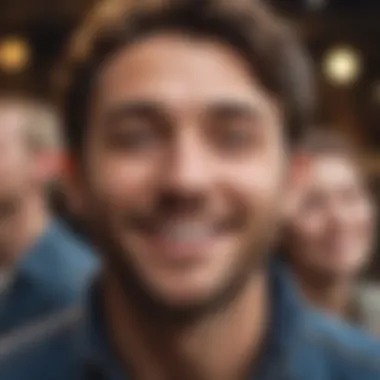 Social dynamics reflecting happiness