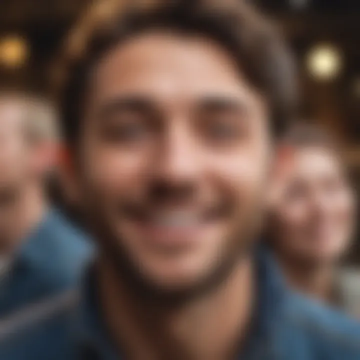 Social dynamics reflecting happiness