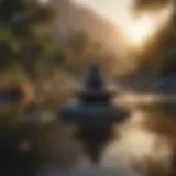 A serene landscape reflecting tranquility and mindfulness