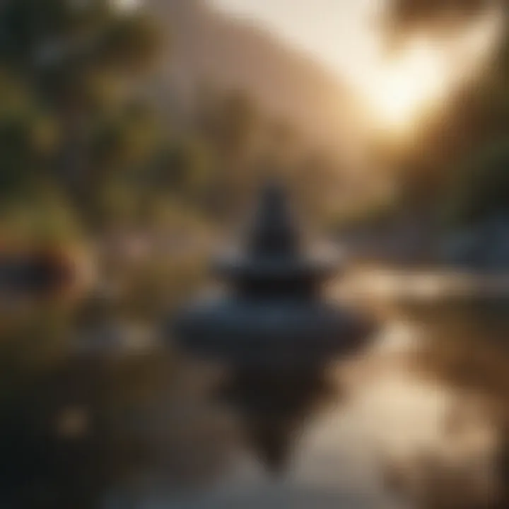 A serene landscape reflecting tranquility and mindfulness