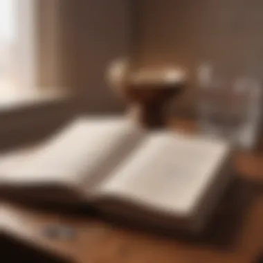 An open book with notes about different therapy modalities.