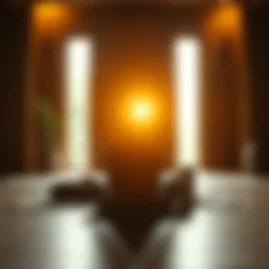 Mindfulness in the Journey of Motivation A tranquil meditation space illustrating mindfulness and focus