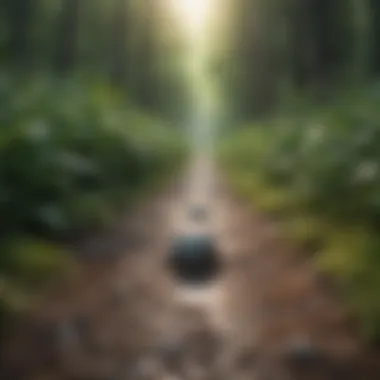 Transformative Journey: The Path to Growth Abstract representation of personal transformation