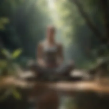 Meditation for Inner Peace Calm individual meditating in a peaceful setting