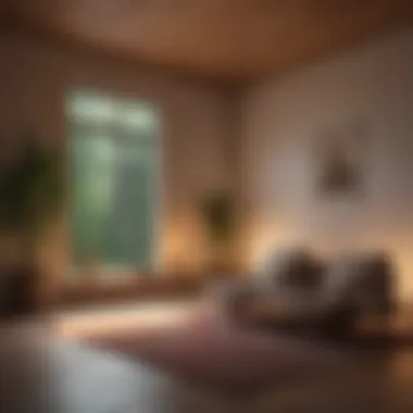 Creating a Meditation Space Relaxing environment with soft lighting and comfortable seating