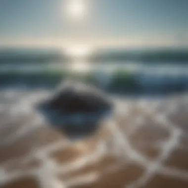 Ocean Serenity as a Metaphor for Mindfulness Calm ocean waves reflecting a peaceful mindset