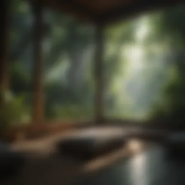 Sanctuary for the Soul A quiet space for meditation surrounded by nature
