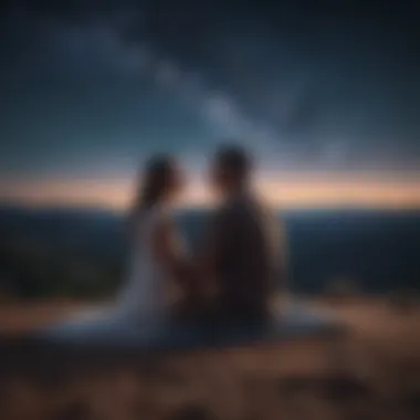 Embracing Tranquility Under the Stars Serene night sky filled with stars