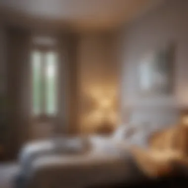 Creating a Space for Restful Sleep A cozy bedroom setting encouraging restful sleep