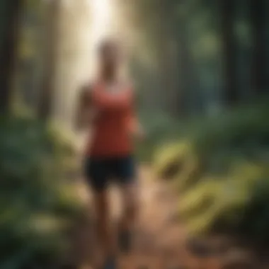 Active Lifestyle Inspiration An inspiring setting for physical activity, such as outdoor exercise
