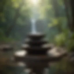 A serene environment promoting calmness and relaxation