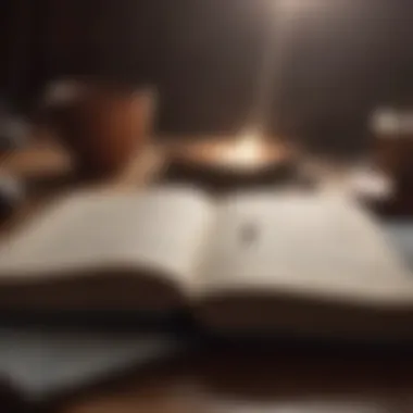 Journal: A Tool for Clarity A journal open with reflections and thoughts