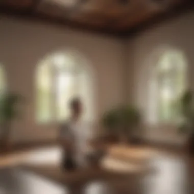Creating a Mindful Environment A peaceful meditation space inviting mindfulness