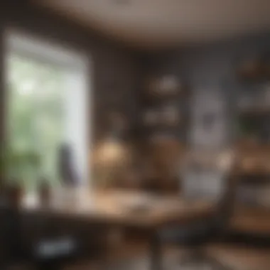 Creating a Calm Workspace A serene office environment promoting calmness