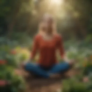 Cultivating Self-Love A vibrant garden representing personal growth and self-love