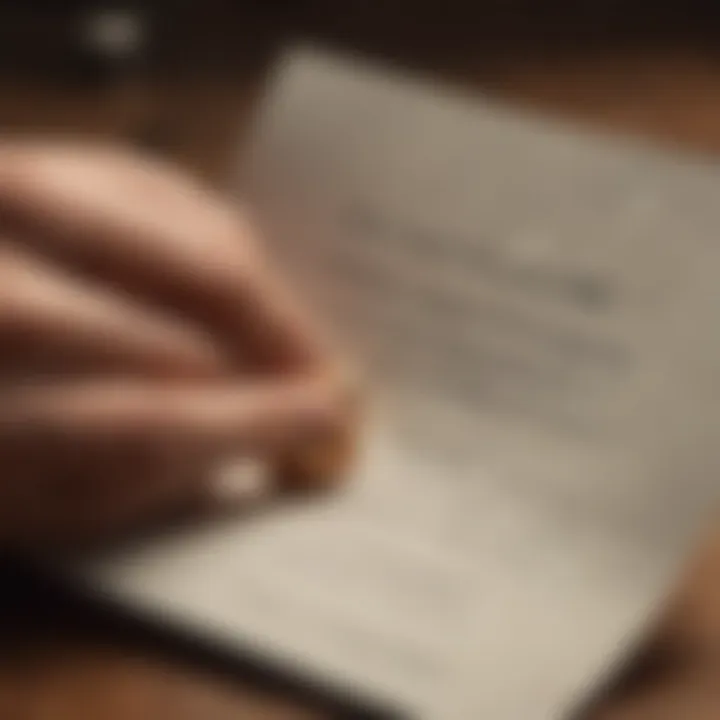 A thoughtful note left for a partner