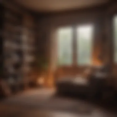 Creating Your Personal Sanctuary A cozy reading nook with warm lighting and inspirational books