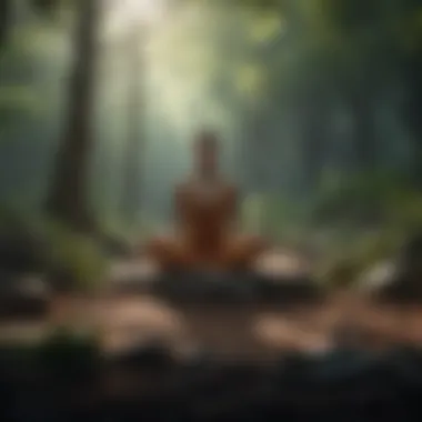 Meditation for a Peaceful Mind A person meditating in a peaceful environment
