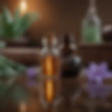 Aromatherapy for Tranquility Close-up of aromatic essential oils