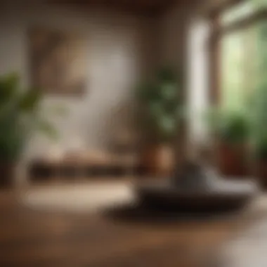 An Inviting Meditation Corner Meditation space with calming elements