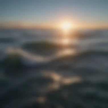 Ocean of Resilience: Healing Through Emotional Depths A calm ocean symbolizing emotional resilience and healing