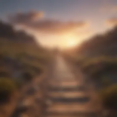 Journey Forward: Embracing New Beginnings A path leading into a bright horizon, symbolizing new beginnings