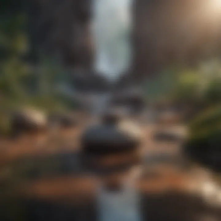 Artwork representing the concept of mindfulness and calmness