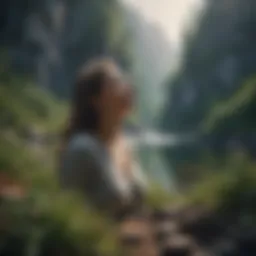 A serene landscape symbolizing mental clarity