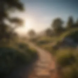 A serene landscape symbolizing tranquility and peace