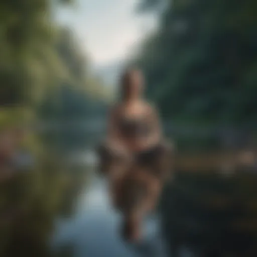 A serene landscape reflecting tranquility and self-discovery