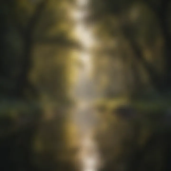 A serene landscape symbolizing emotional resilience